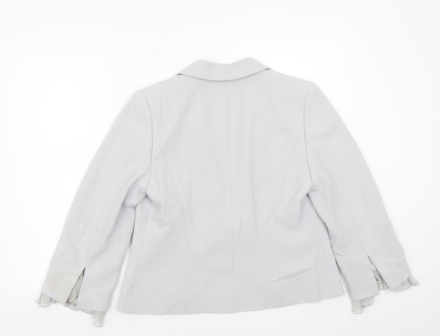 Gold Womens Grey   Jacket Coat Size 10
