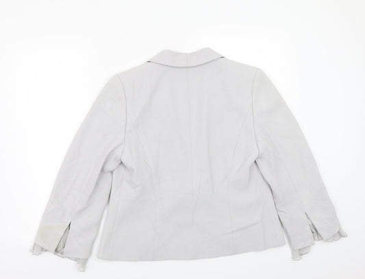 Gold Womens Grey   Jacket Coat Size 10