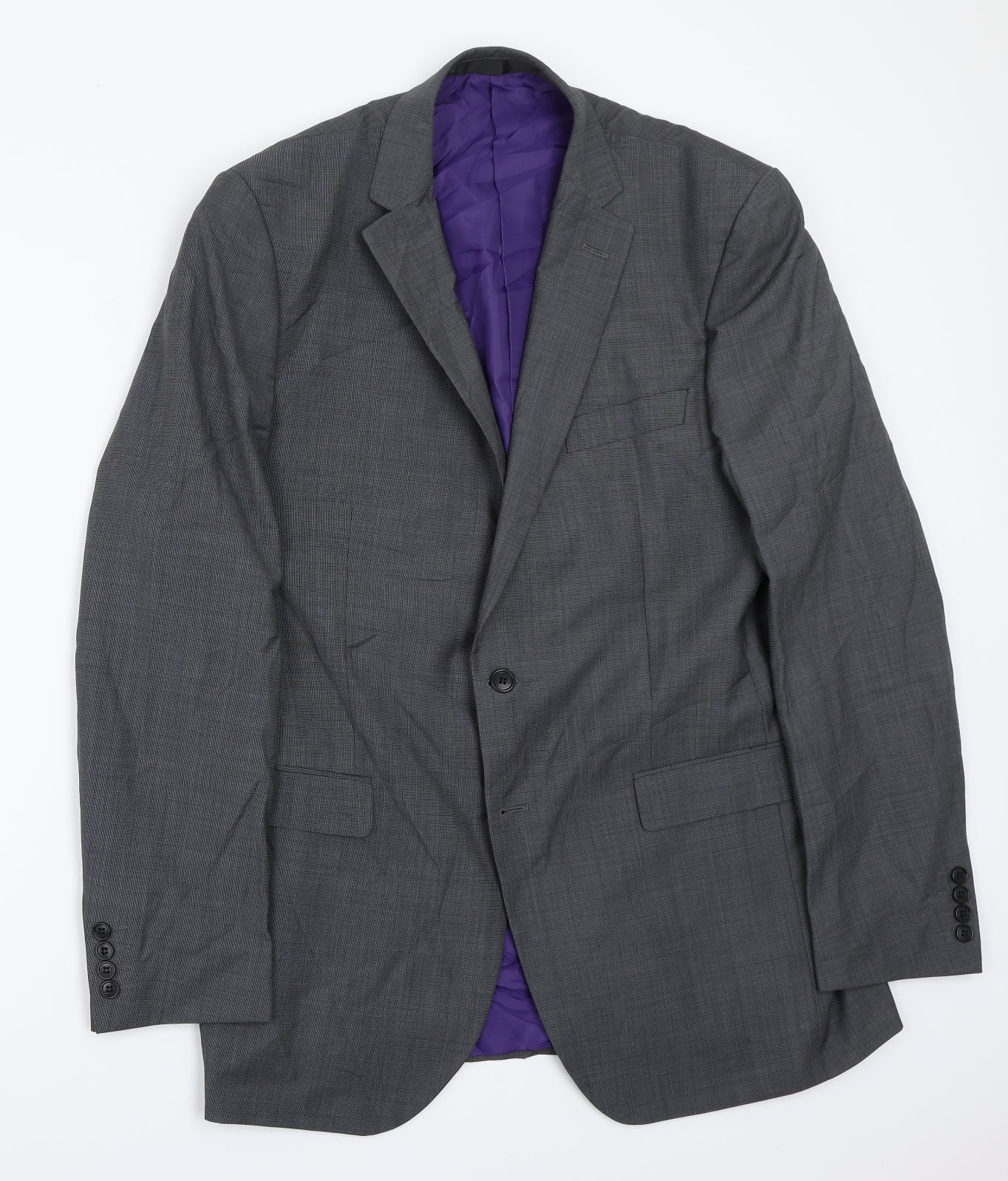 Marks and Spencer Mens Grey   Jacket Suit Jacket Size 42