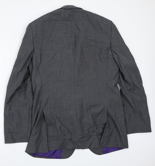 Marks and Spencer Mens Grey   Jacket Suit Jacket Size 42