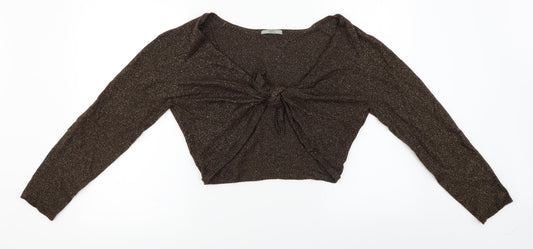 Marks and Spencer  Womens Brown   Cardigan Jumper Size 16