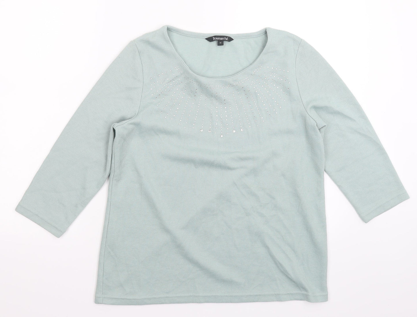 Bonmarché Womens Grey   Pullover Jumper Size 14