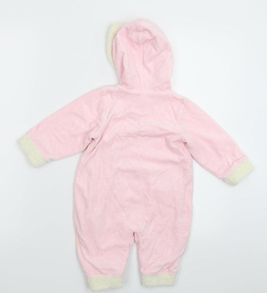Chickee Duck Girls Pink   Coverall One-Piece Size 12 Months