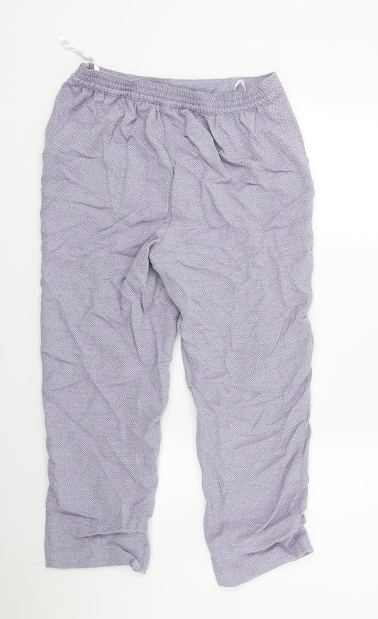 Honnor milburn Womens Purple   Capri Trousers Size 12 L22 in