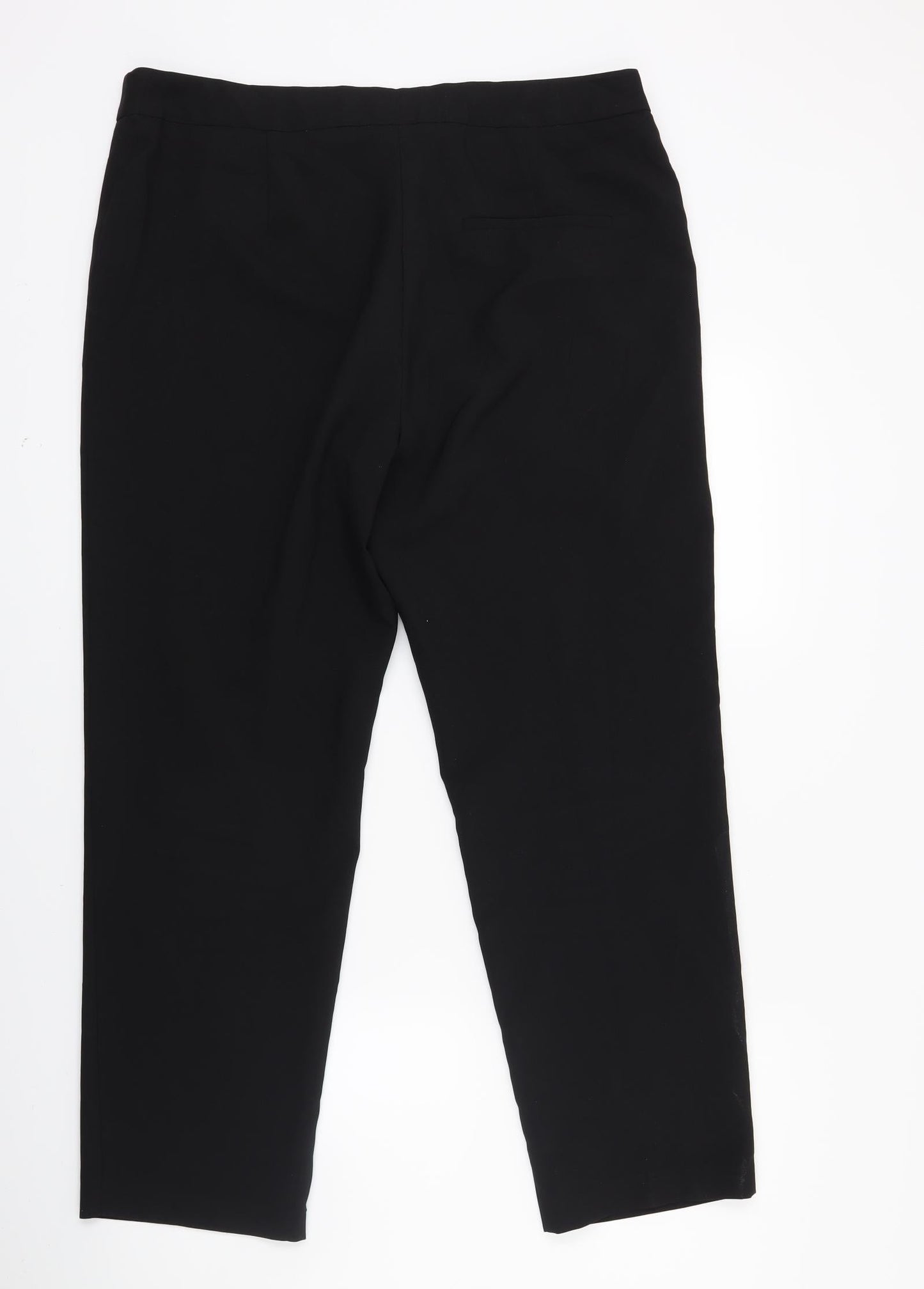 Papaya Womens Black   Trousers  Size 14 L24 in