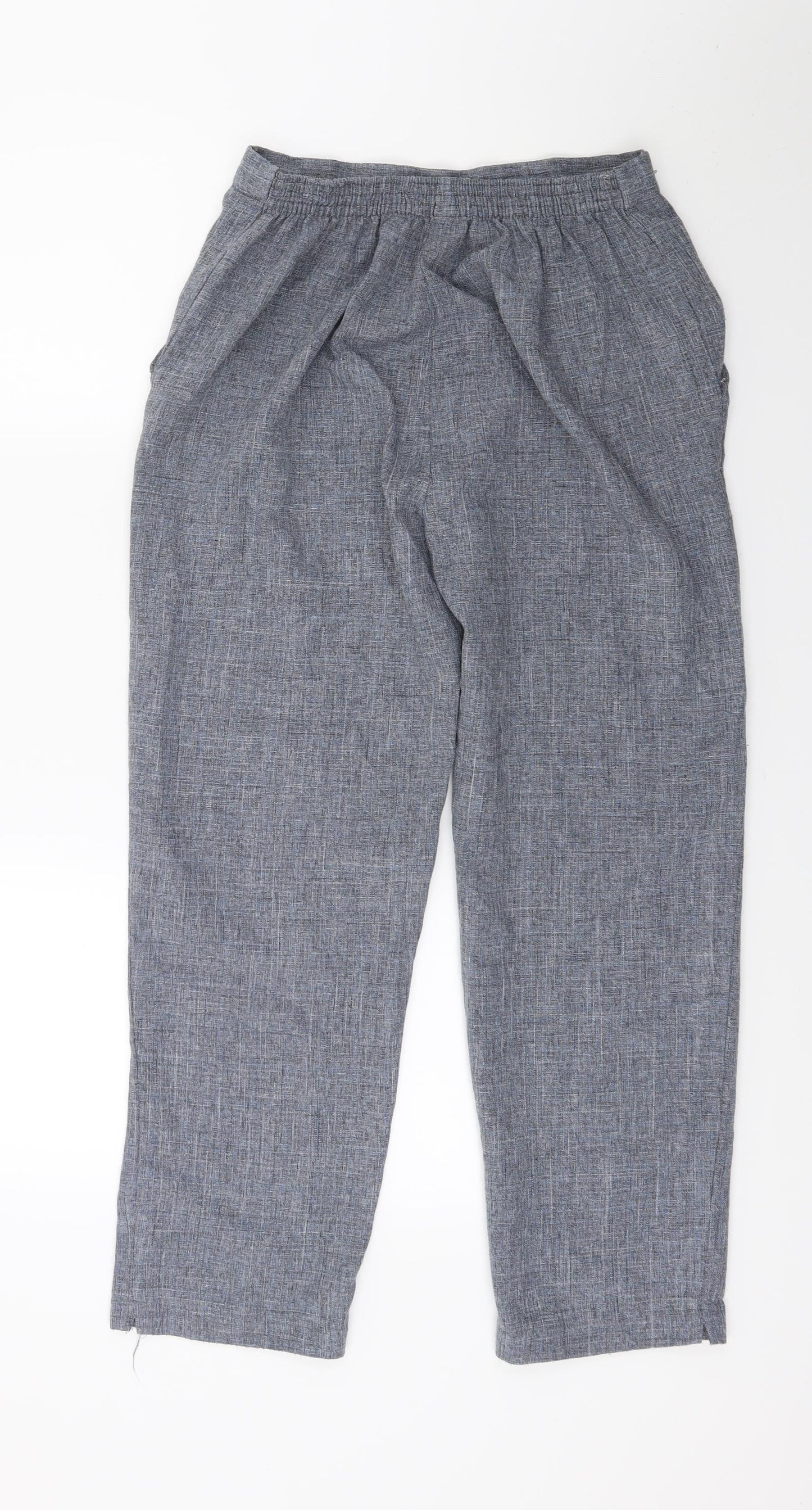 Preworn Womens Blue   Trousers  Size 12 L23 in