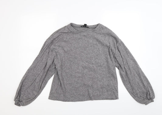 New Look Womens Grey   Pullover Jumper Size S