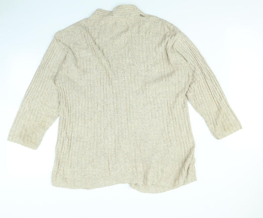 M&s Womens Beige   Jacket  Size 16