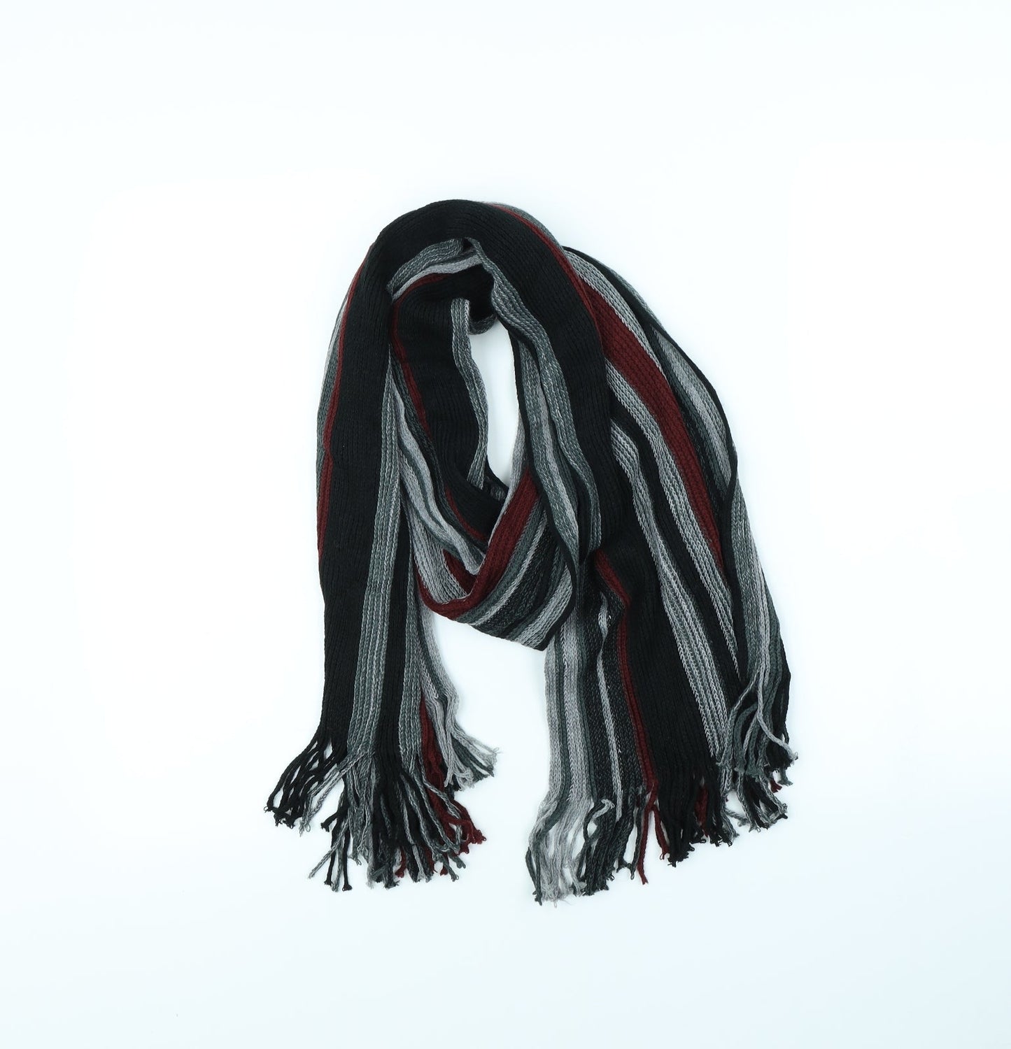 Preworn Womens Multicoloured Striped   Scarf