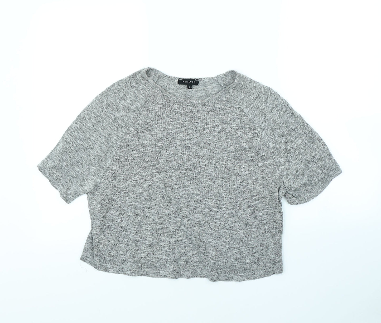 New Look Womens Grey   Basic T-Shirt Size 8