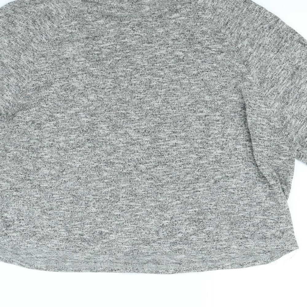 New Look Womens Grey   Basic T-Shirt Size 8