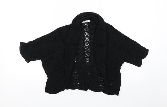 M&Co. Womens Black   Shrug Jumper Size S