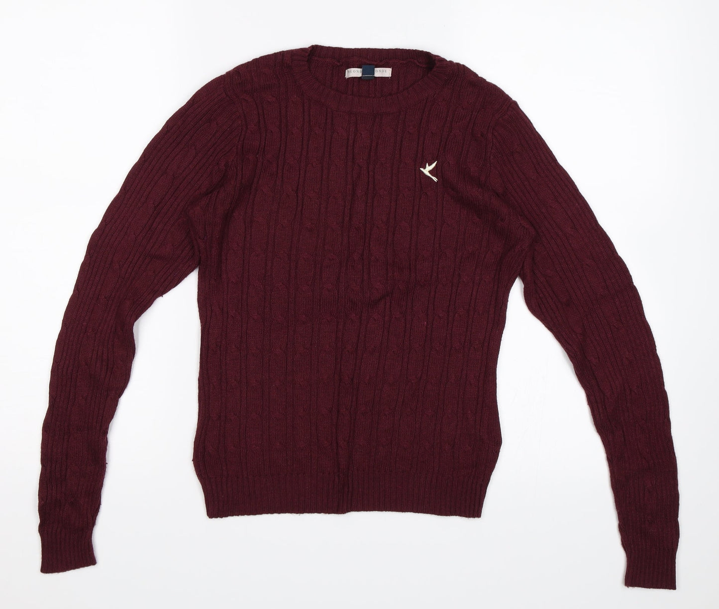 Blonde + Blonde Womens Red   Pullover Jumper Size 10