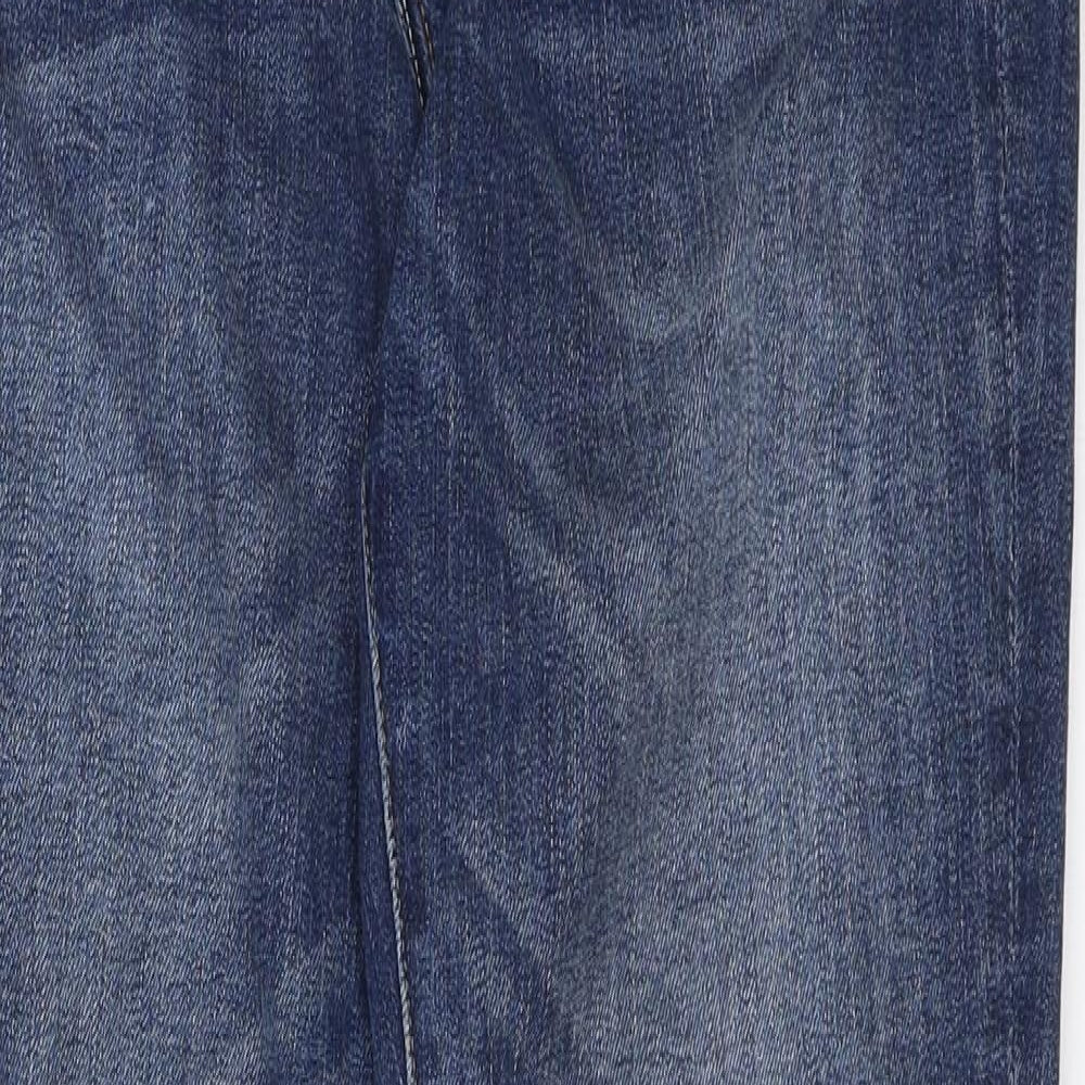 H&M Womens Blue  Denim Skinny Jeans Size 8 L28 in