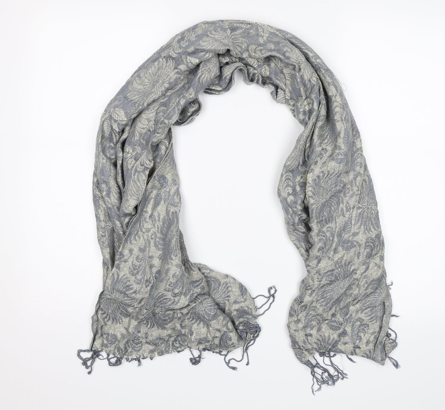 Accessorize  Unisex Blue Floral   Scarf