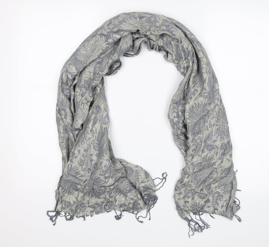 Accessorize  Unisex Blue Floral   Scarf