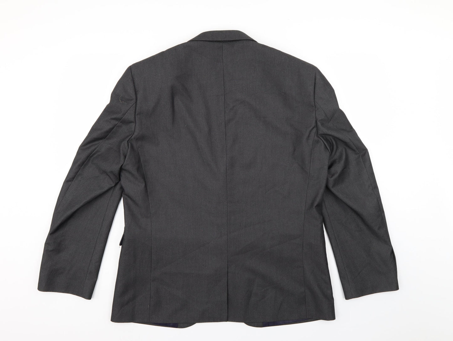NEXT Mens Grey Striped  Jacket Suit Jacket