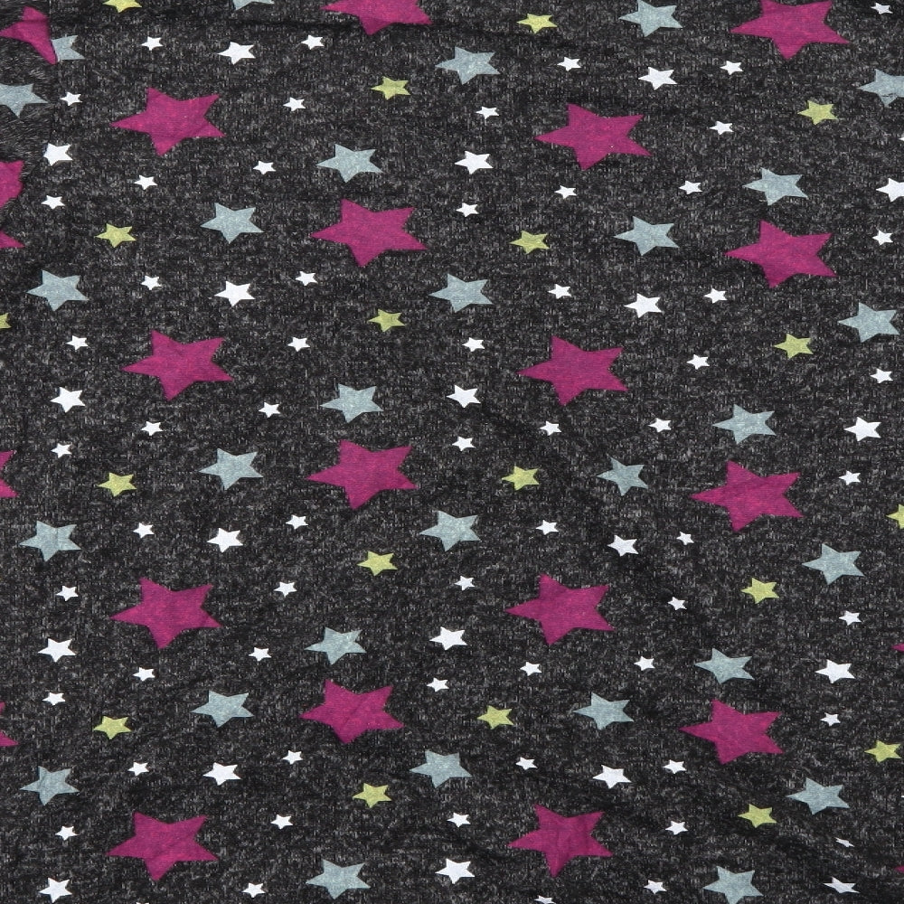 Pretty direct Womens Multicoloured Polka Dot  Pullover Sweatshirt Size 12