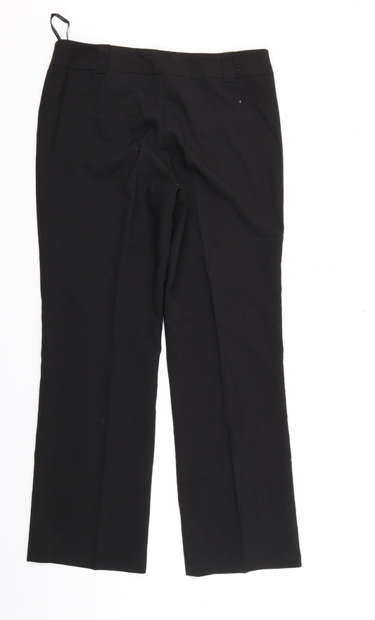 Dorothy Perkins Womens Black   Trousers  Size 12 L28 in