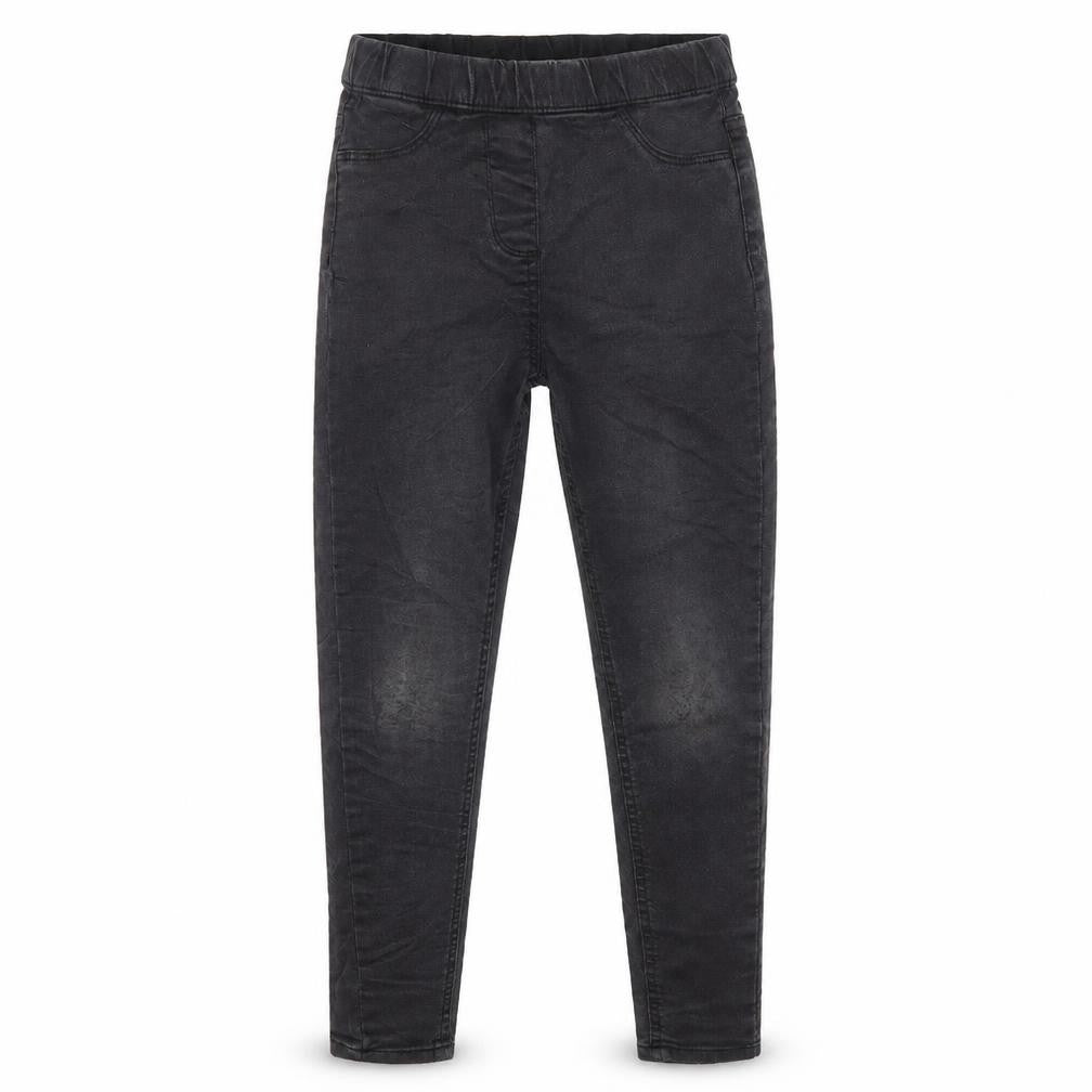 The Rosie Girls Black  Damask Tapered Jeans Size 8 Years