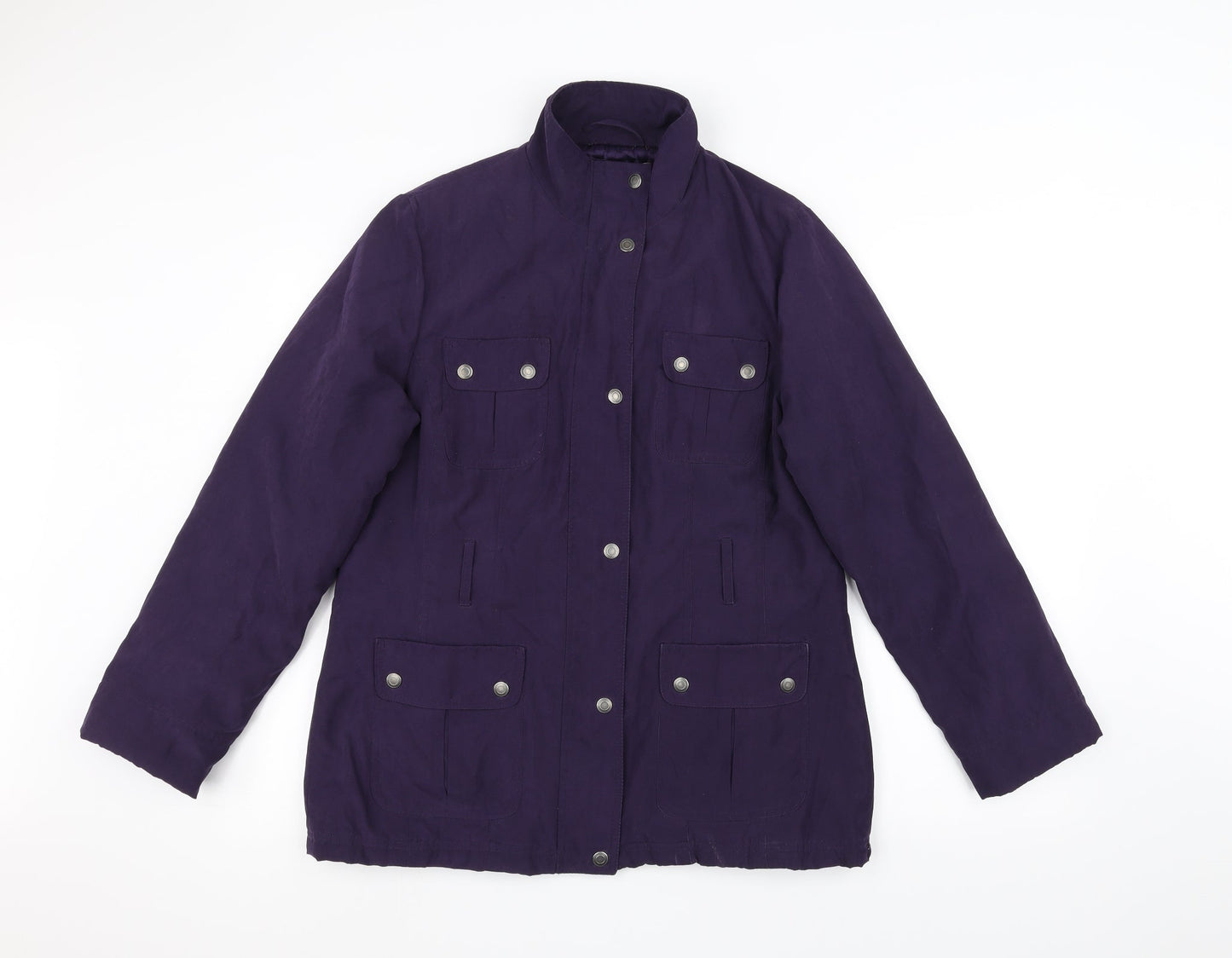 BHS Womens Purple   Pea Coat Coat Size 12