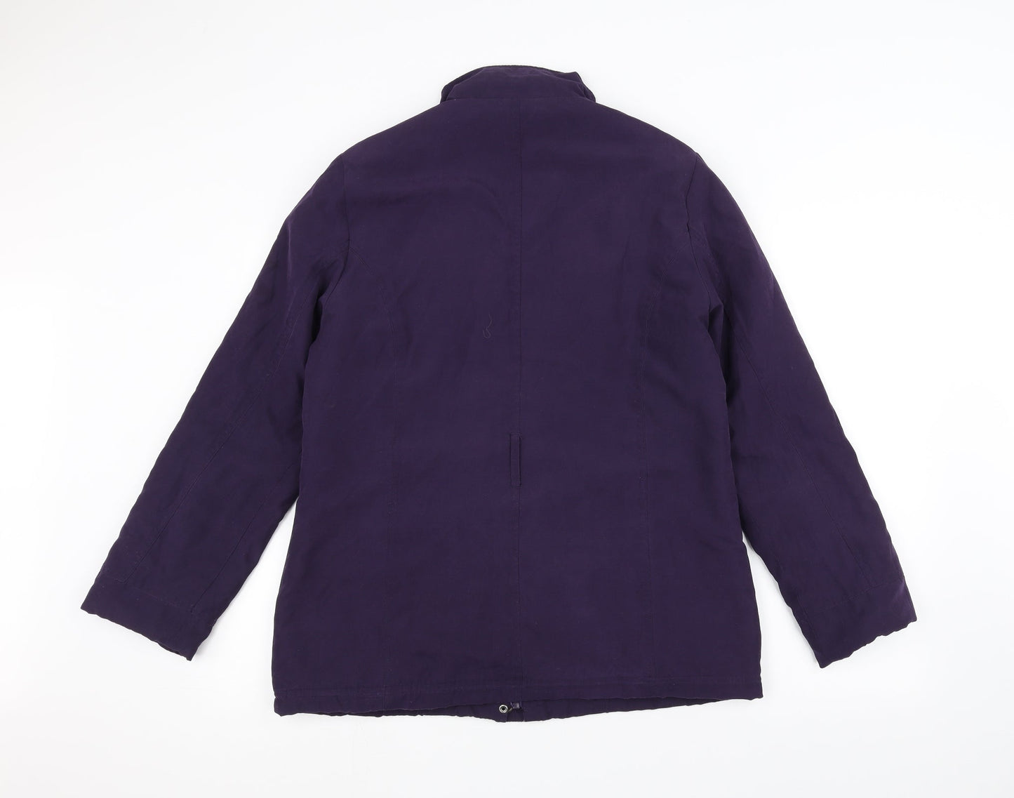 BHS Womens Purple   Pea Coat Coat Size 12