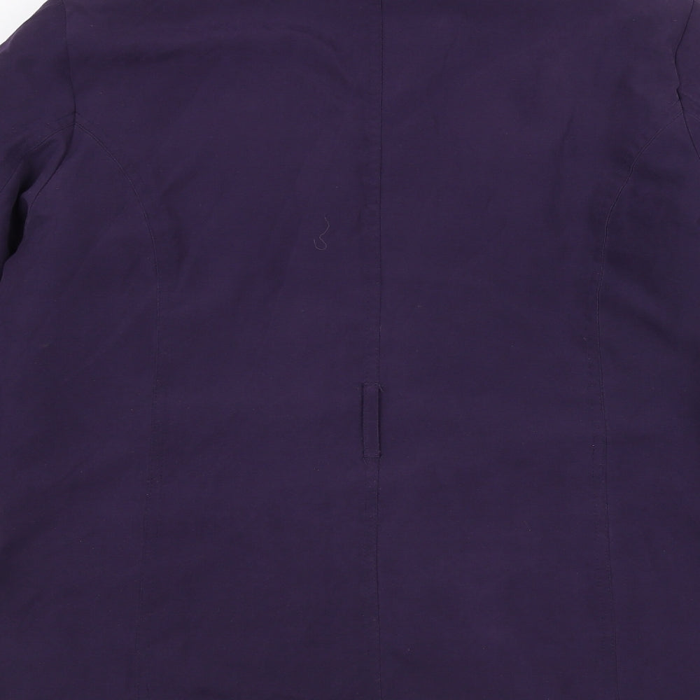 BHS Womens Purple   Pea Coat Coat Size 12