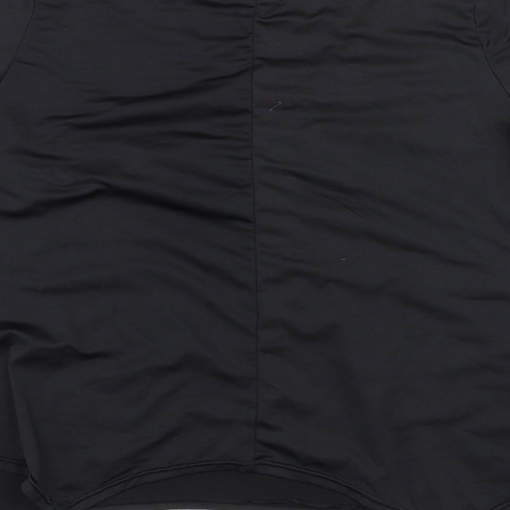 Preworn Womens Black   Basic T-Shirt Size 2XL
