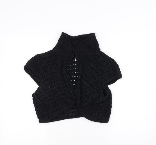 Gap Womens Black  Knit Jacket Coatigan Size L