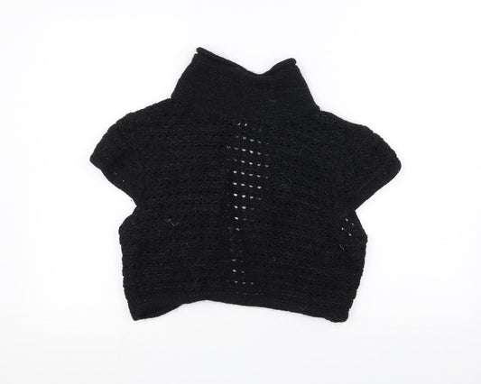 Gap Womens Black  Knit Jacket Coatigan Size L