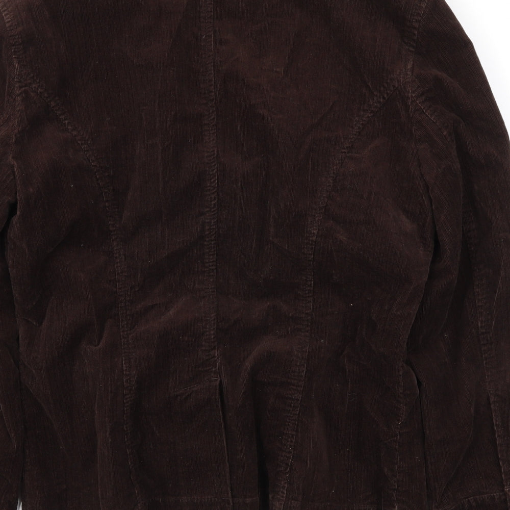 M&S Womens Brown   Jacket Blazer Size 10