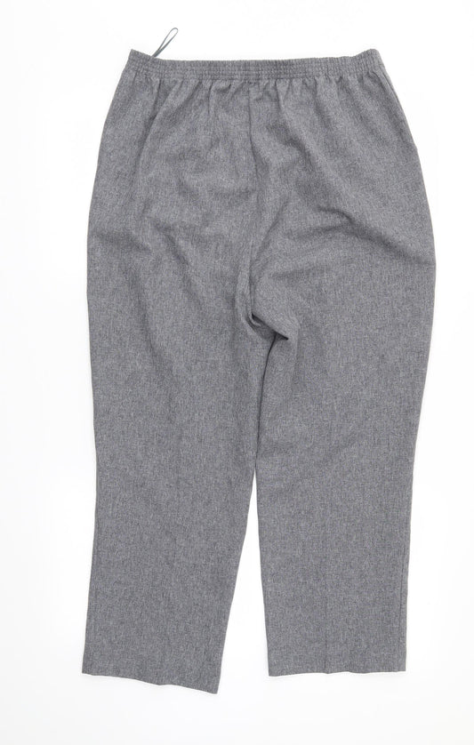 Bonmarché Womens Grey   Trousers  Size 14 L21.5 in - .