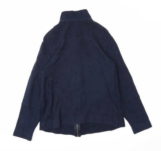 BHS Mens Blue   Full Zip Sweatshirt Size M