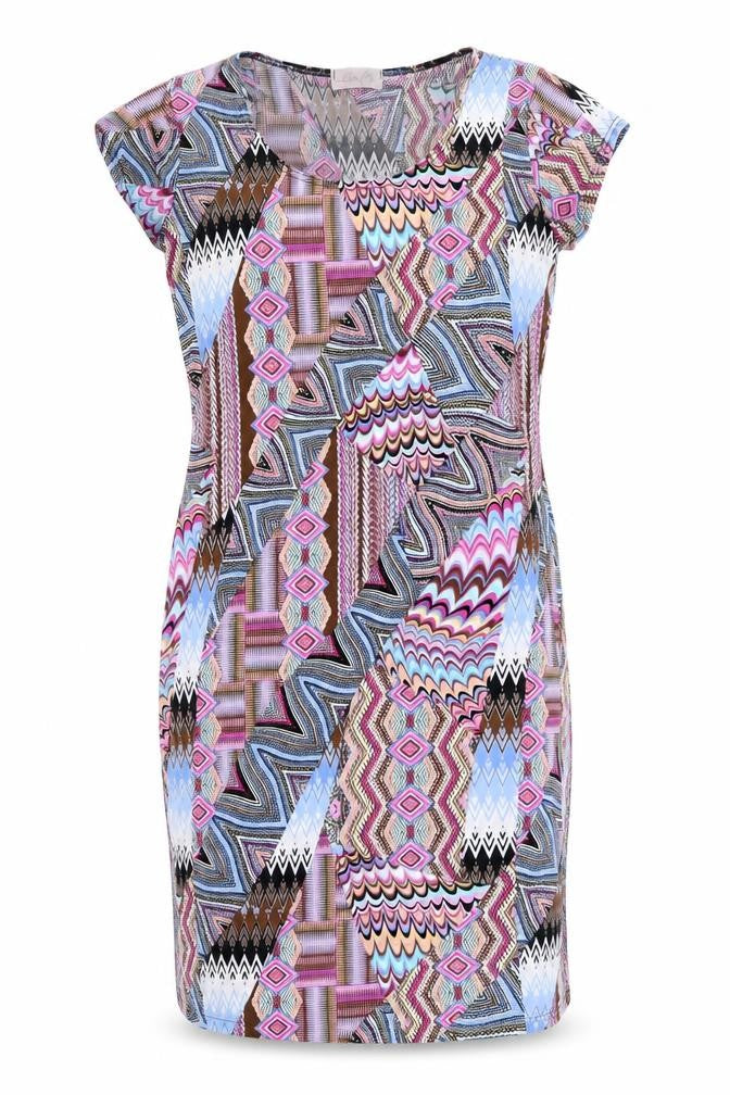 Womens Pink Paisley  Sheath  Size 10
