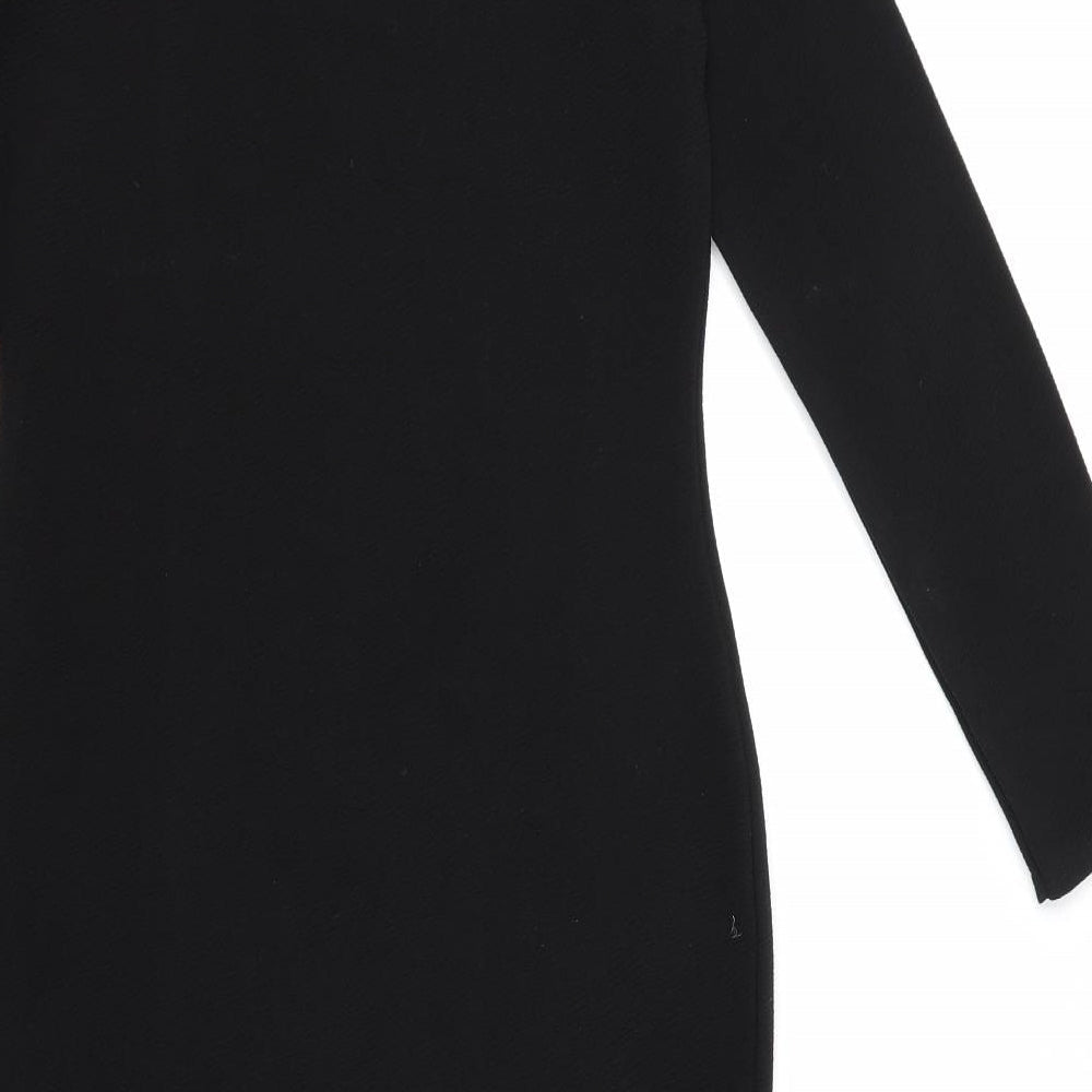 Cameo Womens Black  Rayon Sheath  Size 8