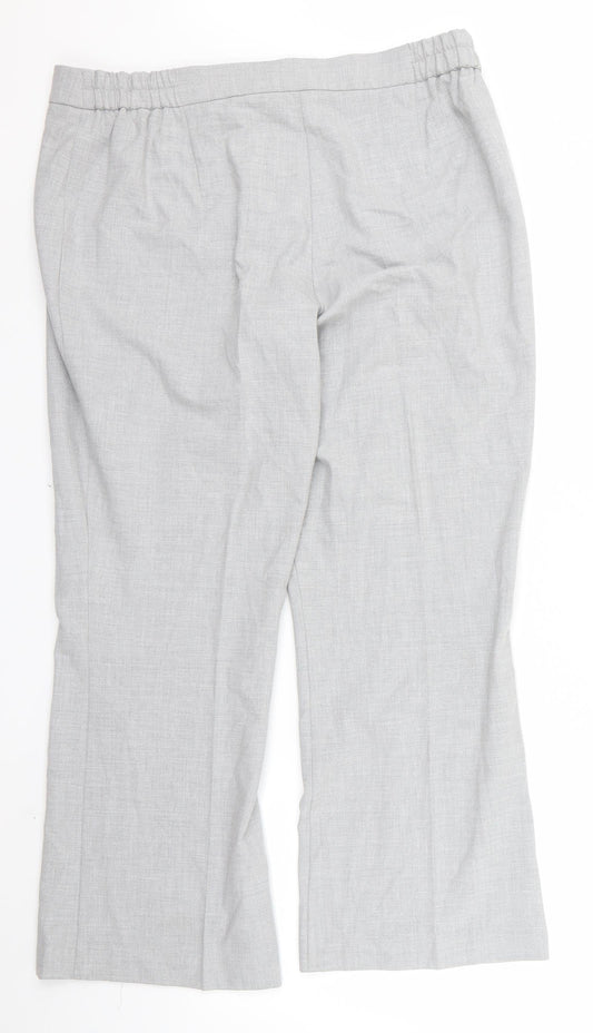 Preworn Womens Grey   Trousers  Size 16 L28 in
