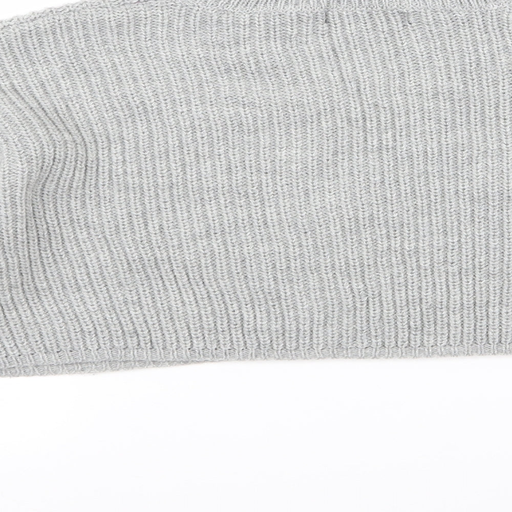 Missguided Womens Grey   Pullover Jumper Size M