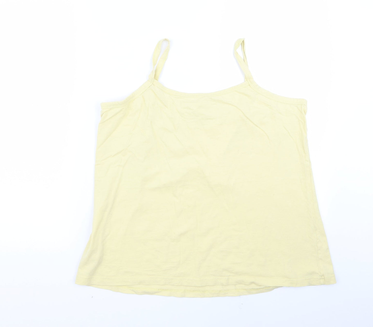 Preworn Womens Yellow   Basic Blouse Size 12
