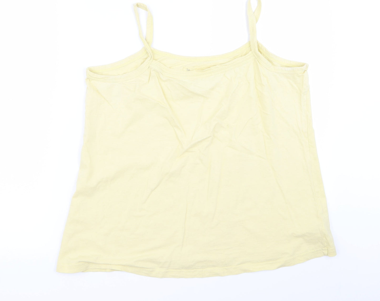 Preworn Womens Yellow   Basic Blouse Size 12