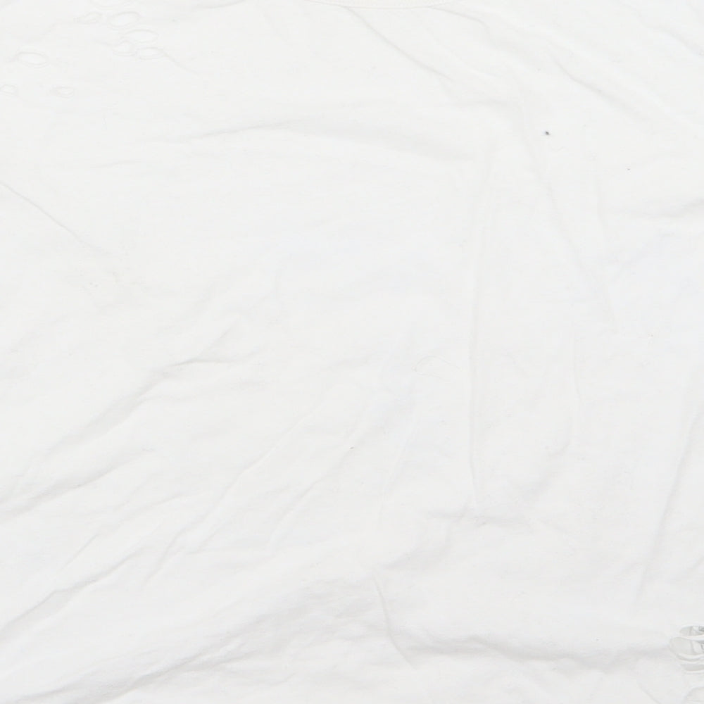 New Look Womens White   Basic T-Shirt Size 12