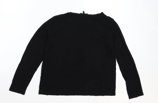 Boohoo Womens Black   Basic T-Shirt Size 8