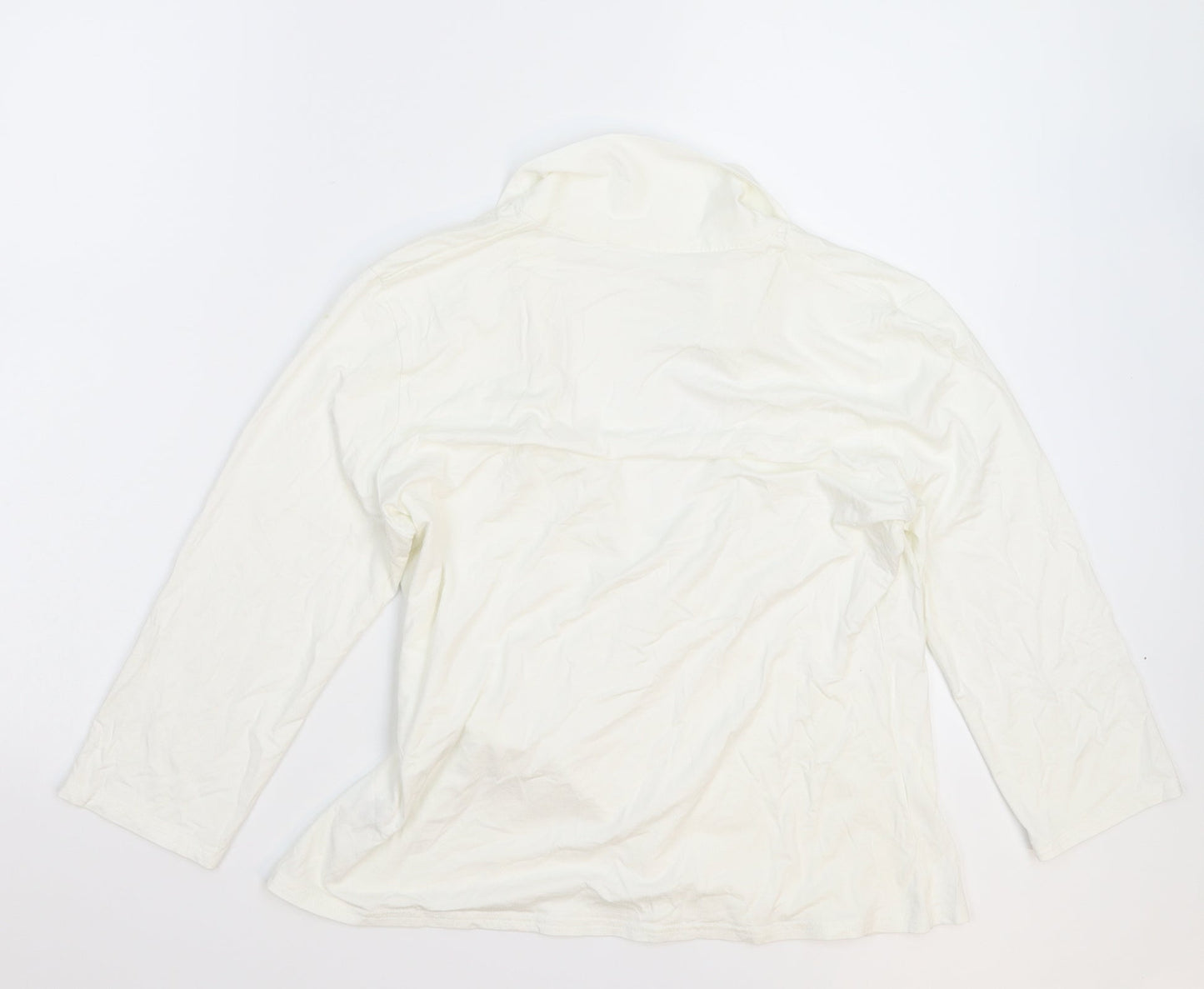 New Look Womens White   Pullover Jumper Size 14