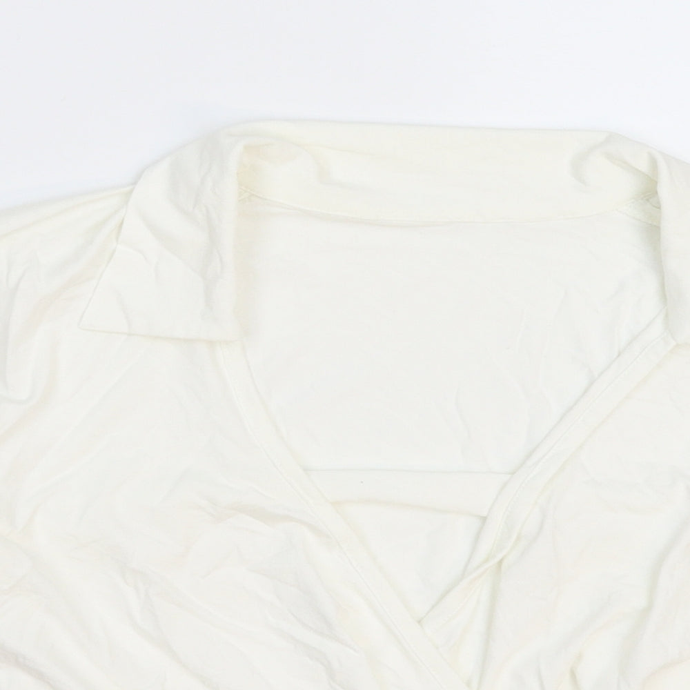 New Look Womens White   Pullover Jumper Size 14