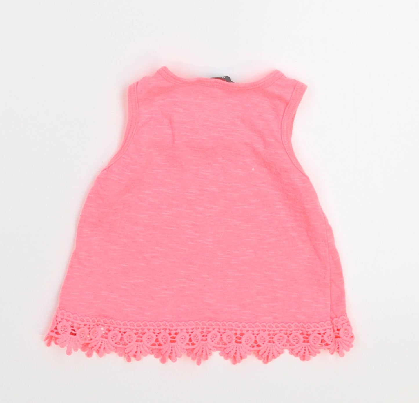Primark Girls Pink   Basic T-Shirt Size 3-6 Months
