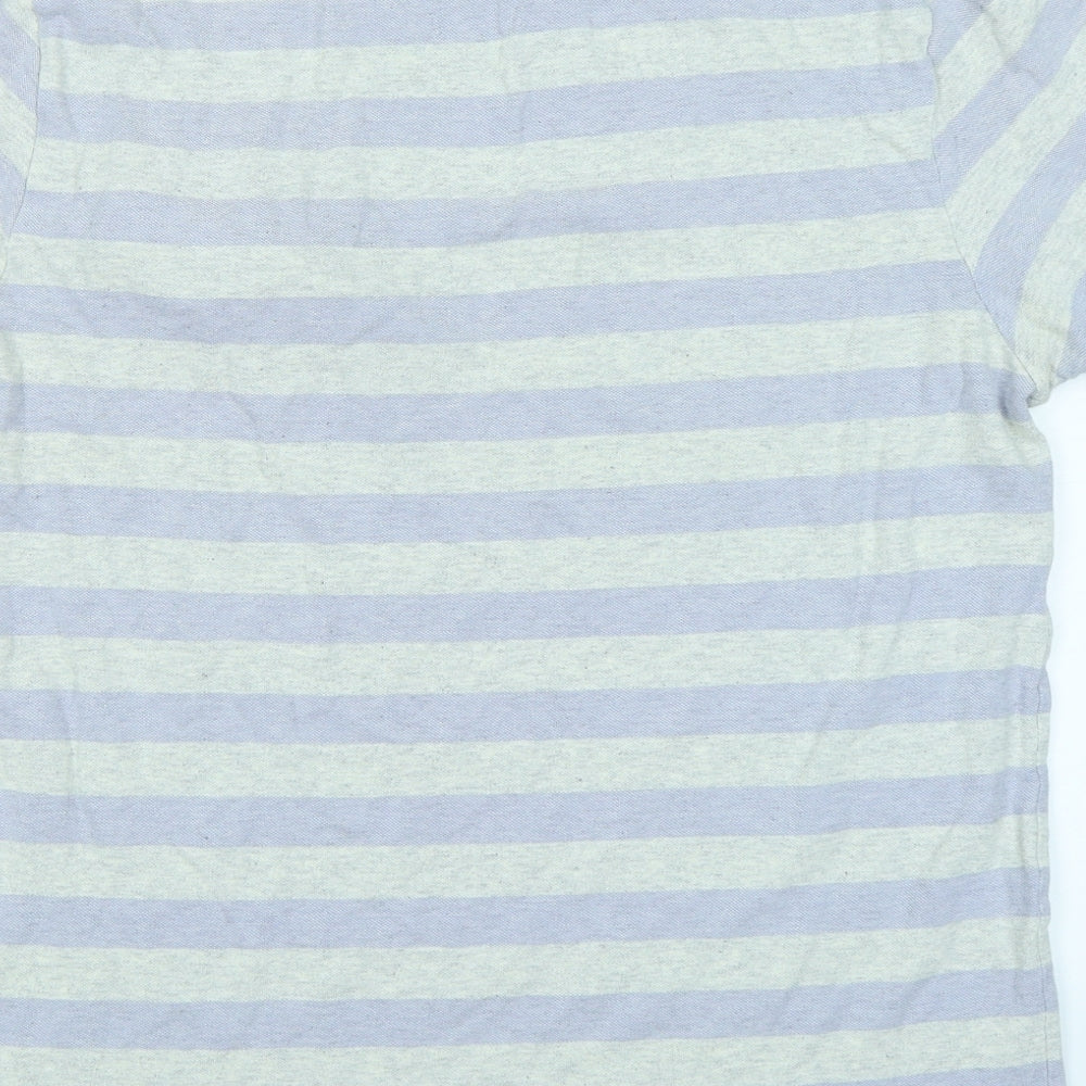 Jack Wills Mens Purple Striped   T-Shirt Size M