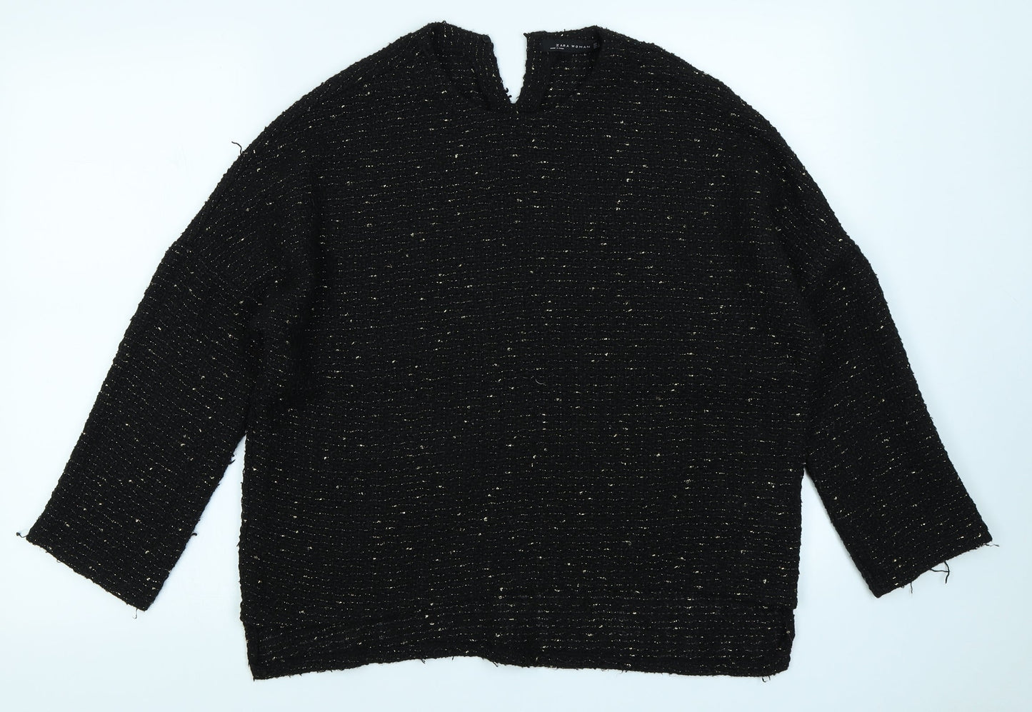 Zara Womens Black   Pullover Jumper Size S