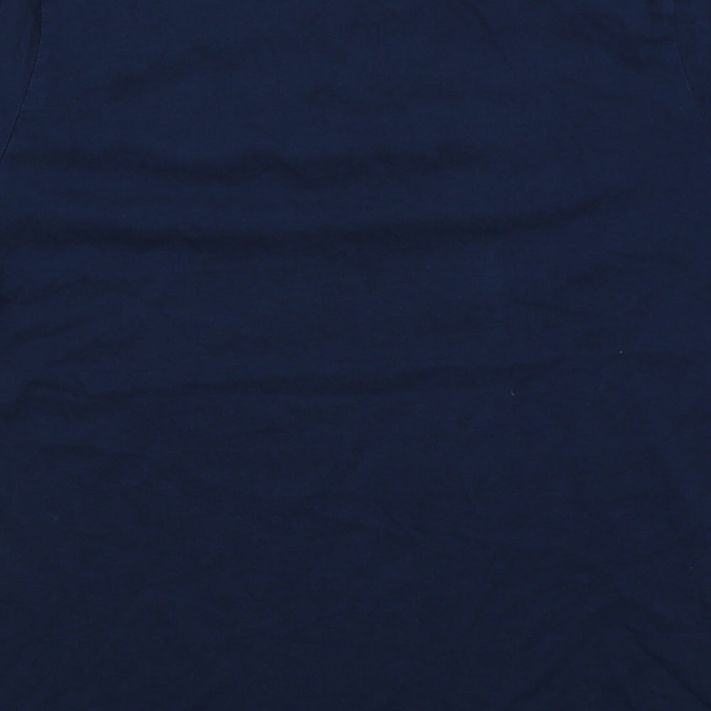 Anne De Lancay Womens Blue   Basic T-Shirt Size 10