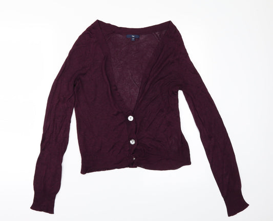 Gap Womens Red   Cardigan Jumper Size M