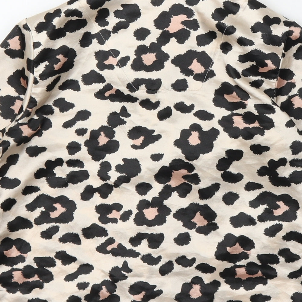 Very Girls Beige Animal Print  Top Pyjama Top Size 6-7 Years  - Leopard print