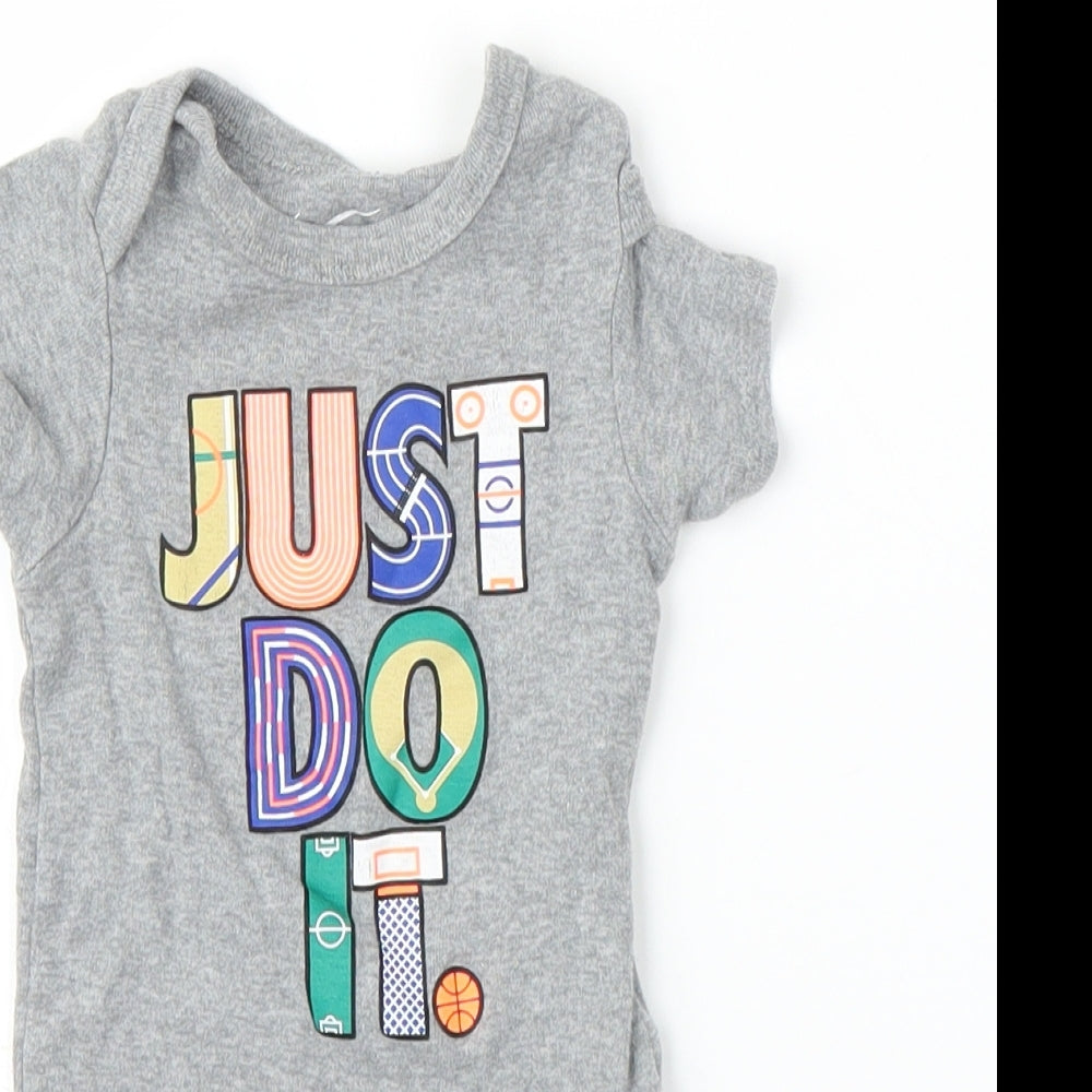 Nike Baby Grey   Babygrow One-Piece Size 6-9 Months